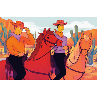 Cowboys trekkin (11x17)