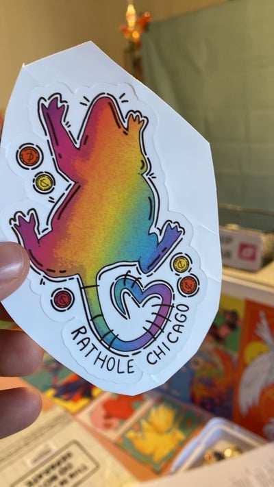 Chicago Rathole Sticker