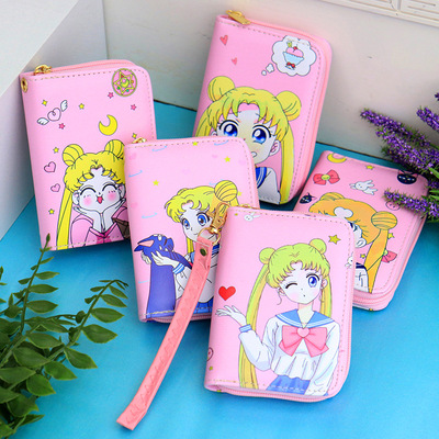 Coin Purse Cartoon Cute Sailor Moon Portable Purse