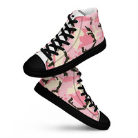 Womens high top canvas shoes - Thumbnail 4