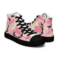 Womens high top canvas shoes - Thumbnail 17