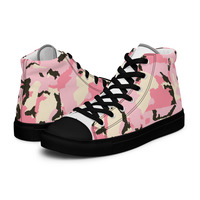 Womens high top canvas shoes - Thumbnail 18