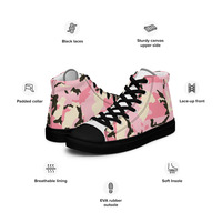 Womens high top canvas shoes - Thumbnail 28
