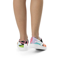 Womens lace-up canvas shoes - Thumbnail 4