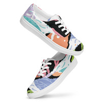 Womens lace-up canvas shoes - Thumbnail 6