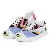 Womens lace-up canvas shoes - Thumbnail 7