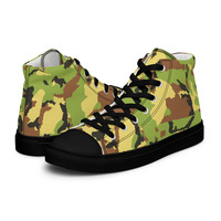 Mens high top canvas shoes - Thumbnail 11