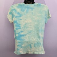 Tie Dye Misses women's Medium t shirt light pink turquoise hot pink perfect quote - Thumbnail 1