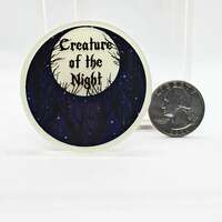 Glow in the Dark Pin: Creature of the Night - Thumbnail 2