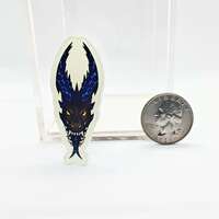 Glow in the Dark Pin: Infernal Dragon - Thumbnail 1