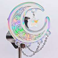 Holographic Pin: Lace Moon - Thumbnail 1