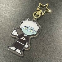 Double-sided Danny Phantom and Fenton Grimace Shake Acrylic Keychain - Thumbnail 2