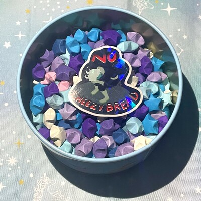 No cheezy bread dark danny sticker