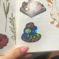 No Cheezy Bread Dark Danny Sticker - Thumbnail 1