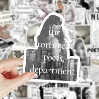 TTPD Stickers Taylor Swift The Tortured Poets Department Album Inspired Decals TS Gift 53pcs/set - Thumbnail 2