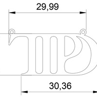 TTPD Necklace Taylor Swift Album Inspired Charm Gold-plated Necklace TS Swiftie Gift - Thumbnail 3