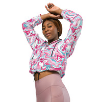 Womens cropped windbreaker - Thumbnail 2