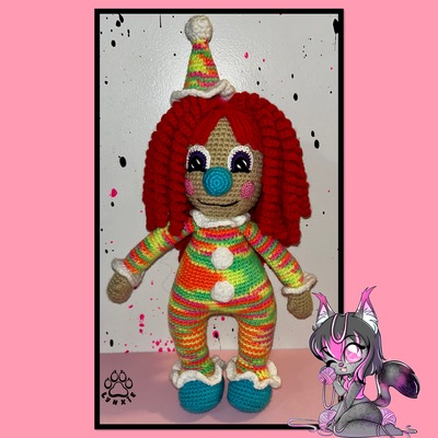 Springy circus clown