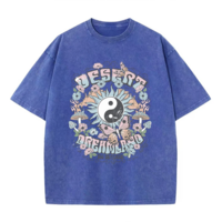 ACID WASHED PSYCHEDELIC TEE - Thumbnail 1