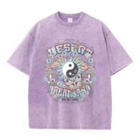 ACID WASHED PSYCHEDELIC TEE - Thumbnail 4