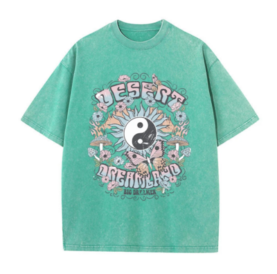 ACID WASHED PSYCHEDELIC TEE