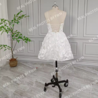 Sheath Off the Shoulder Lace Boho Wedding Dresses,1760 - Thumbnail 1