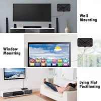 3600 Miles 4K Digital Indoor TV Antenna with Signal Amplifier DVB-T HD TV Digital Antenna for More Channels - Thumbnail 1