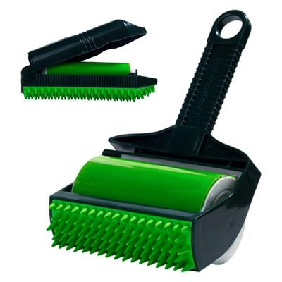 2pcs stick it roller - stick it roller pet hair remover, reusable washable stick