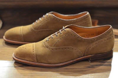 Speciialy Designed Handmade Oxfords Cap Toe Shoes For Men's 