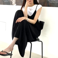 Stunning Hippie Baggy Suspender Shoulder Strap Pleated Loose Outfit Wide Leg Oversize Pants Amazing - Thumbnail 8