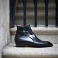 Handcrafted Jodhpur Boots in Black Leather - Thumbnail 1