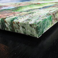 "Swallowed Whole" Acrylic painting on 16 x 20 inch stretched canvas. Original artwork by N.E.Thompson  - Thumbnail 8