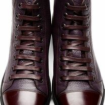 New Men Fancy Sneaker Toe Real Leather & Fabric Boots, bottes hommes, men boot