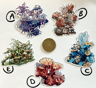 Stickers - Coral Houses