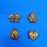 TLOZ Korok head Magnet set (yellow) - Thumbnail 3
