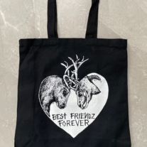  "Best Friendz Forever" Tote Bag (black)