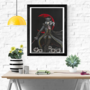 Bloodborne signed art print Lady Maria-1