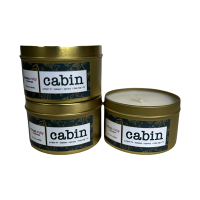 Cabin candle 4oz