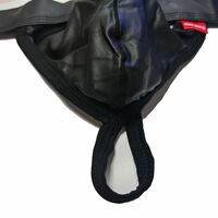 2PK Sexy Gay Mens Underwear Faux Leather Cut-out Thong Underpants Panties MJ1619 - Thumbnail 5