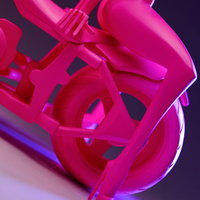 ArTToy by My own culture & Journey & Maizi Art "Road Warrior Judy Pink"  - Thumbnail 5