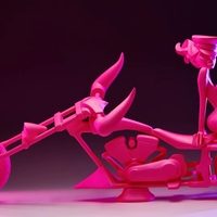 ArTToy by My own culture & Journey & Maizi Art "Road Warrior Judy Pink"  - Thumbnail 1