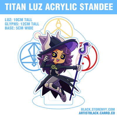 Titan luz standee