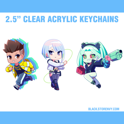 CLEARANCE  Cyberpunk Acrylics