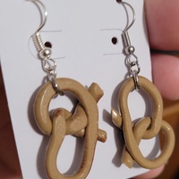 Pretzel earrings - Thumbnail 2