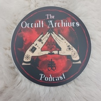 *NEW* Occult Archives Logo Sticker - Thumbnail 1