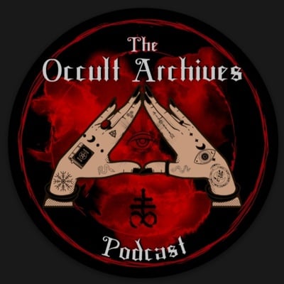 *new* occult archives logo sticker