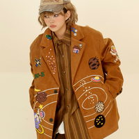 Harajuku cute Universe Planet Galaxy hoodies jacket - Thumbnail 8