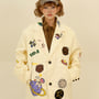 Harajuku cute Universe Planet Galaxy hoodies jacket-1