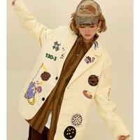 Harajuku cute Universe Planet Galaxy hoodies jacket - Thumbnail 3