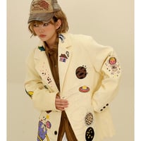 Harajuku cute Universe Planet Galaxy hoodies jacket - Thumbnail 4